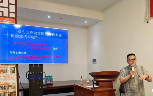 授课老师：丁建勇     主讲：大树移植的核心